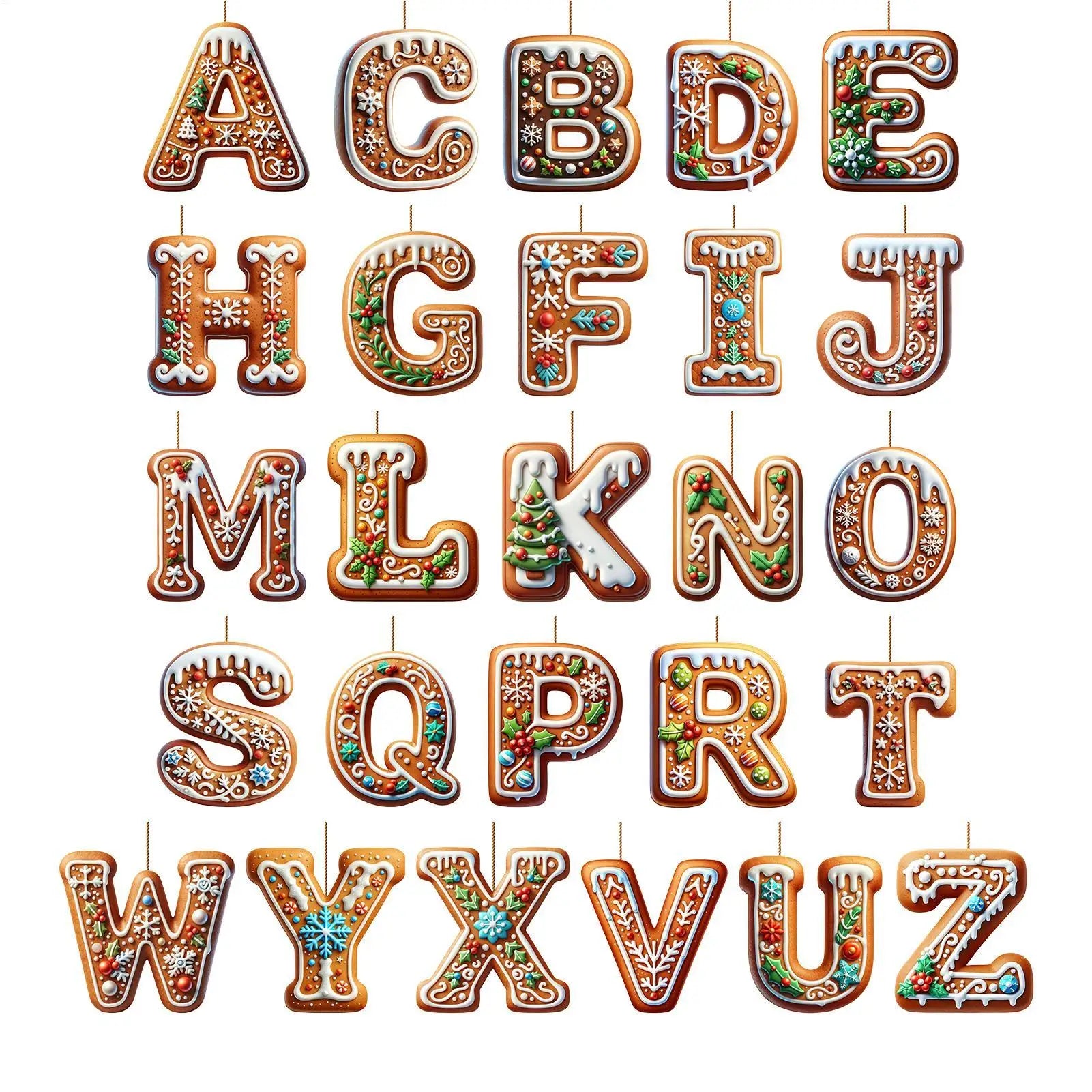 Acrylic Ornament Letters 