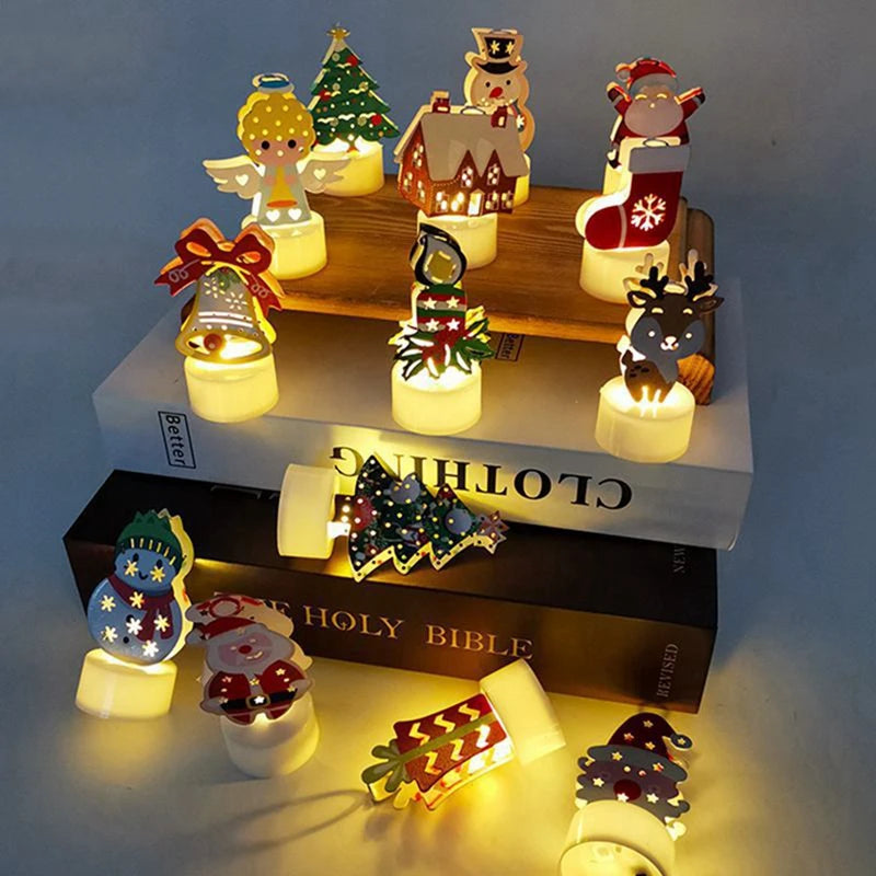 1/3PCS Christmas Luminous Night Ornaments
