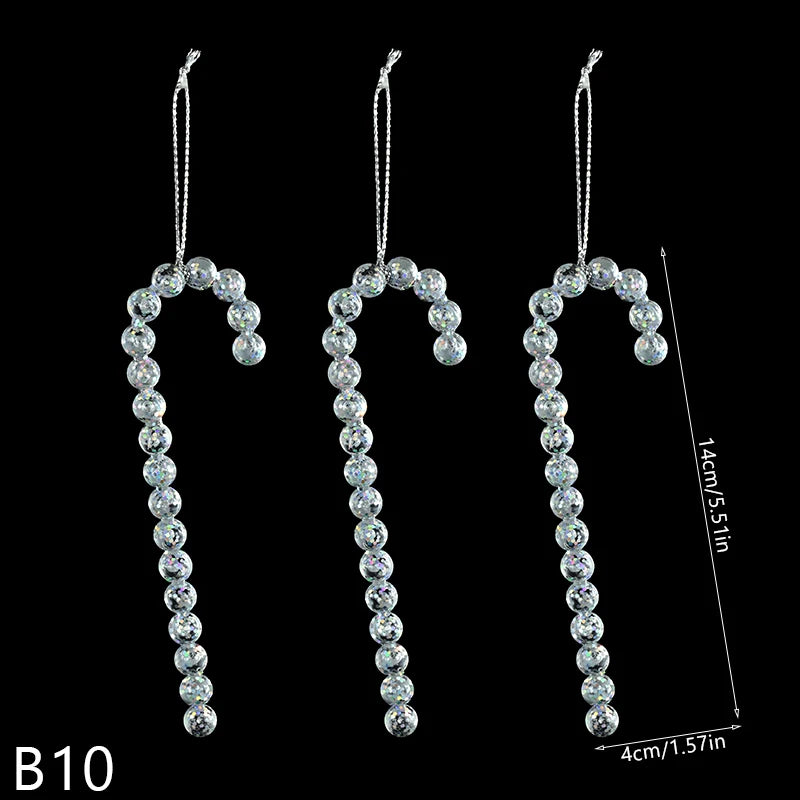 Crystal Ornaments forChristmas Tree 