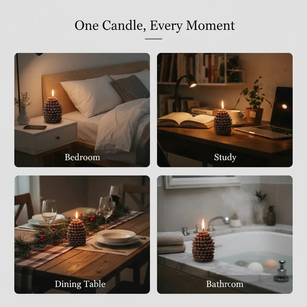 Pinecone Scented Candle