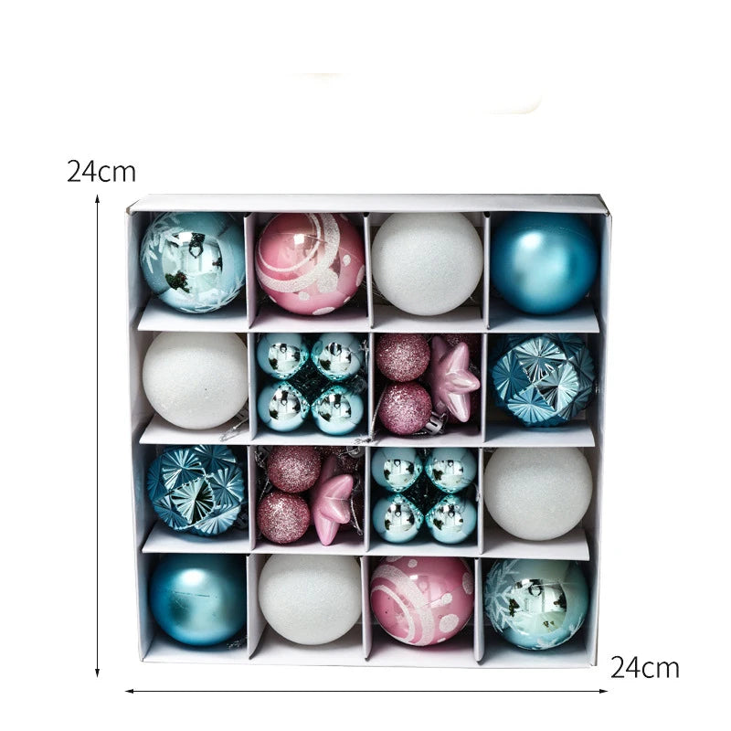 36Pcs Christmas Ball Tree Decoration Ornaments for Home Decor