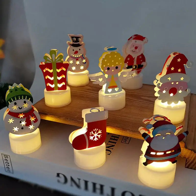 1/3PCS Christmas Luminous Night Ornaments