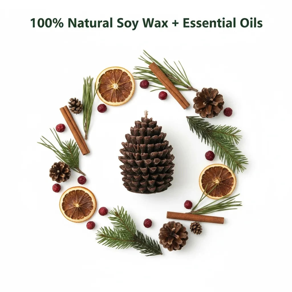 Pinecone Scented Candle