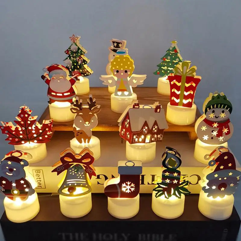 1/3PCS Christmas Luminous Night Ornaments