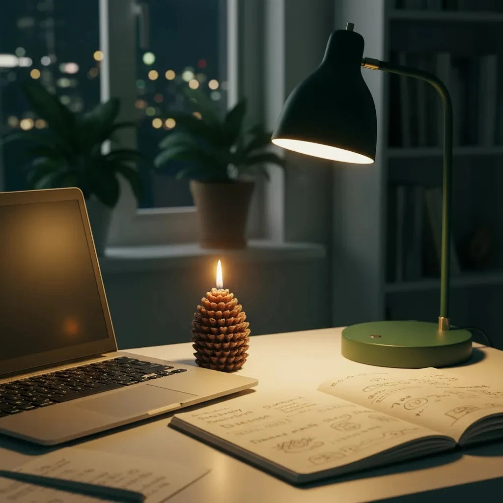 Pinecone Scented Candle