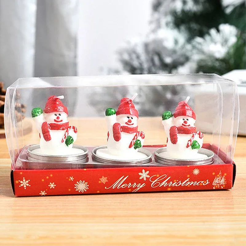 3Pcs Candles Gift Decorations
