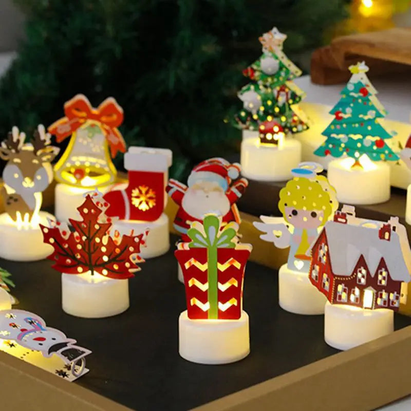 1/3PCS Christmas Luminous Night Ornaments