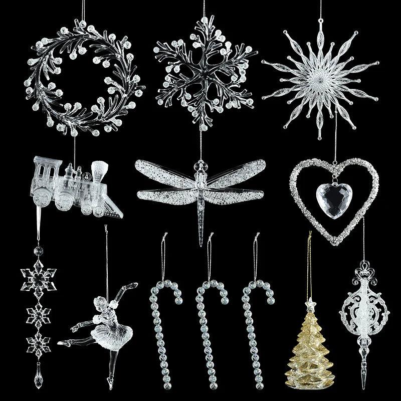 Crystal Ornaments forChristmas Tree 