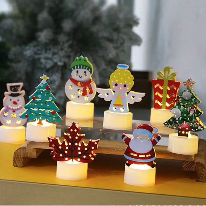 1/3PCS Christmas Luminous Night Ornaments