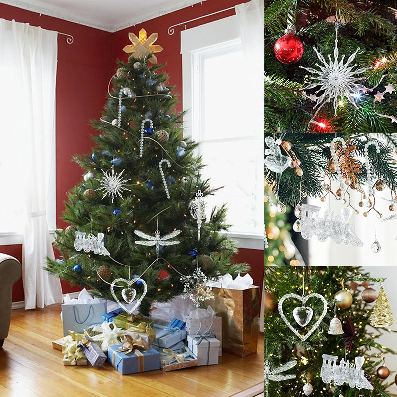 Crystal Ornaments forChristmas Tree 