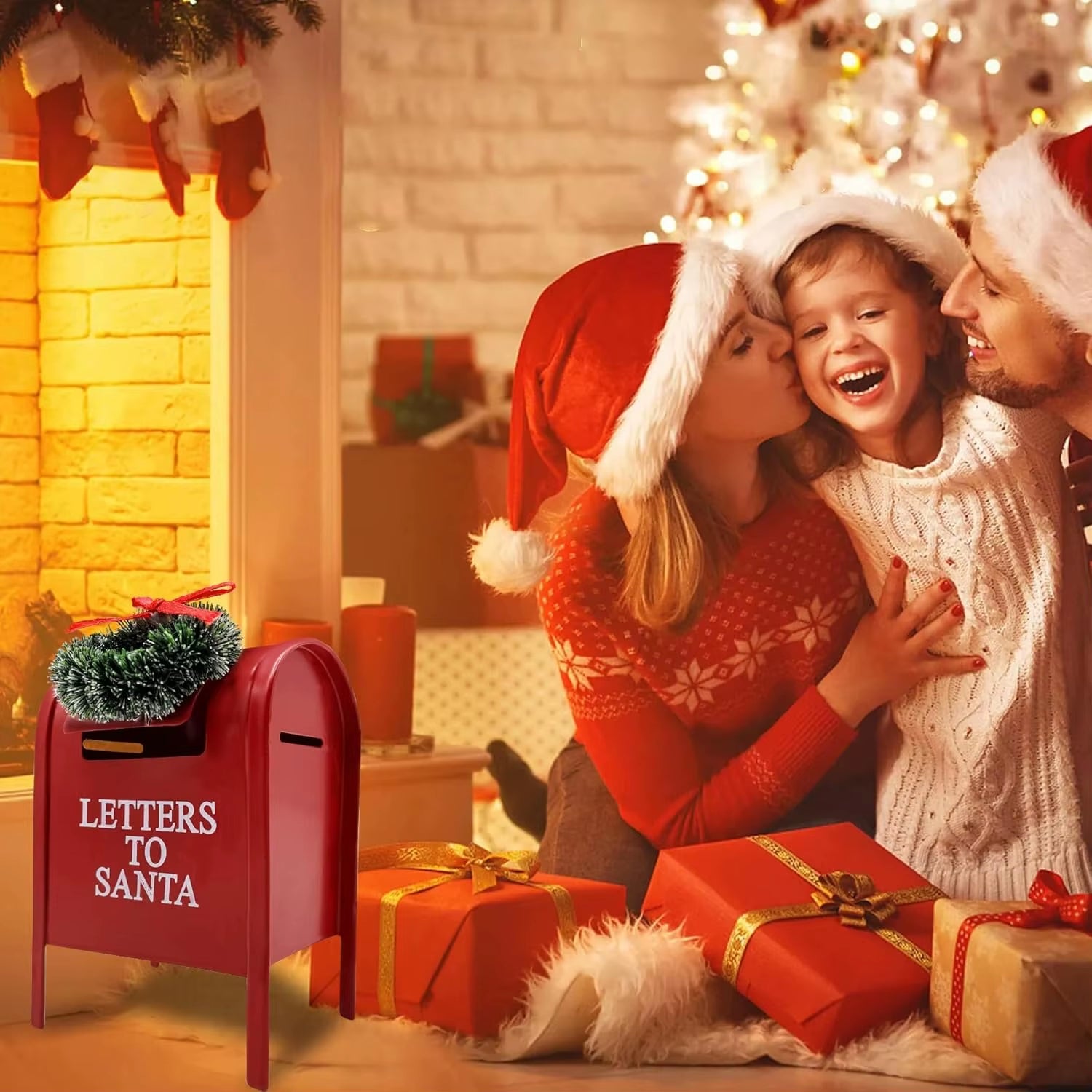 Letter to Santa Mail Box Ornament